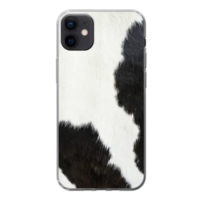 Produktbild von MuchoWow® Handyhülle Schutzhülle Hülle für iPhone 12 mini Tiermuster - Kühe - Pelz Silikon Softcase Handy Hülle - Bild