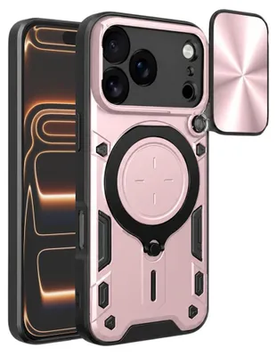 Obrázek produktu pro Techsuit – CamGuard Pro pouzdro pro iPhone 17 Pro Max – růžovo-zlaté