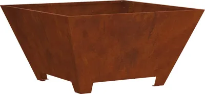 Obrázek produktu pro Ohniště Hnědá 60 x 60 x 30 cm Povětrnostní ocel