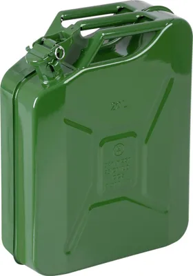 Image de Bidon JerryCan LD20, 20 litres, métallique, pour carburant, vert