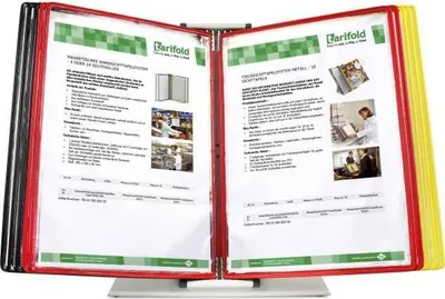 Produktbild von Tisch-Sichttafelständer 10 Tafeln Sortierung Deutschland