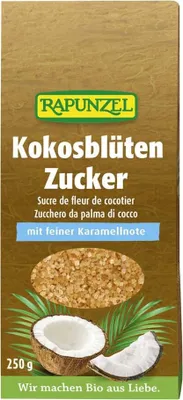 Obrázok produktu pre Rapunzel 1400860, Kokosový cukor, Prášok, Prírodný, Papierová taška, 385 kcal, 1635 kJ