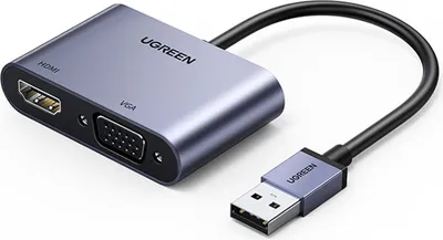 Produktbild von UGREEN USB-A 3.0 auf HDMI/VGA-Adapter
