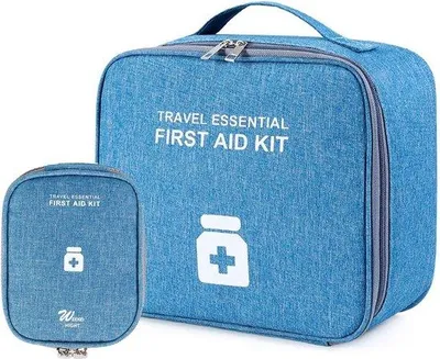 Produktbild von Famanu Erste-Hilfe-Set - Notfalltasche mit zwei Größen und vier Farben