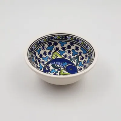 Obrázek produktu pro Modrá miska na ryby - D 15 cm