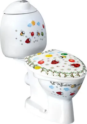 Produktbild von Creavit KID WC, Abgang senkrecht, Dekor