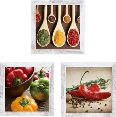Produktbild von Bilderset - Mehrfarbig - 23 x 23 cm - Gewürze
