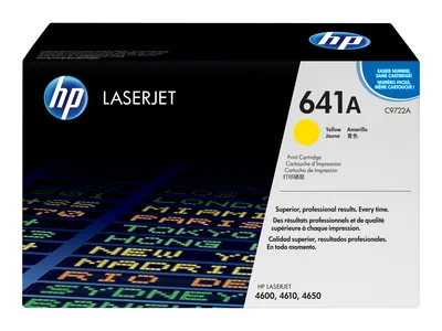 Produktbild von C9722A  HP 641A Yellow Original LaserJet Toner Cartridge Tonerkartusche 1 Stück(e) Gelb