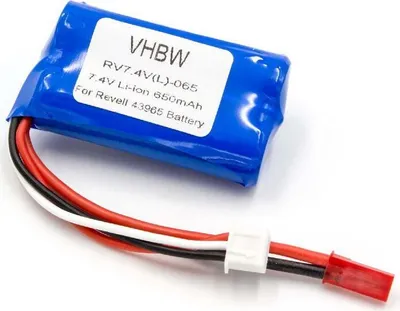 Produktbild von vhbw Akku Ersatz für Revell 43965 für Drohne Multicopter Quadrocopter (650 mAh, 7,4 V, Li-Ion)