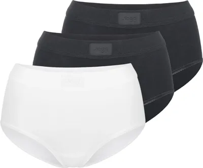 Produktbild von sloggi 3er Pack Double Comfort T Maxi Slip Maxi Slip mit tief geschnittenen Seiten, Aus natürlicher Baumwolle, Atmungsaktiv