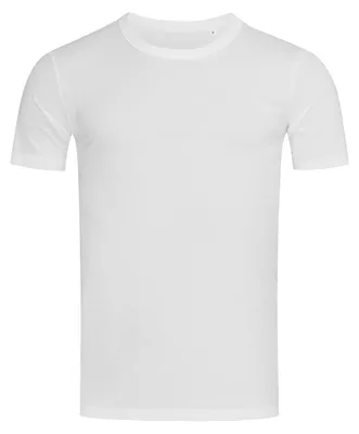 Image de T-shirt à col rond Stedman Stars pour homme LT842 (M) (blanc)