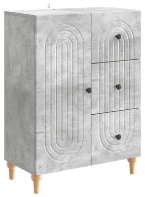 Obrázek produktu pro vidaXL Komoda, betonově šedá, 66 x 34,5 x 90 cm, dřevotřísková deska