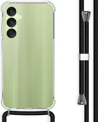Image de imoshion Coque arrière transparente avec cordon pour Samsung Galaxy A35 - Noir