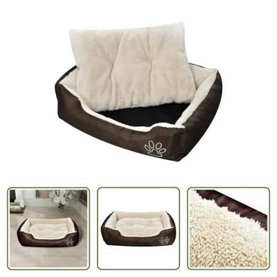 Immagine prodotto di The Living Store Lettino caldo per cani con cuscino XL