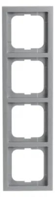 Produktbild von BJ future linear Rahmen 1724-183K 4fach alusilber
