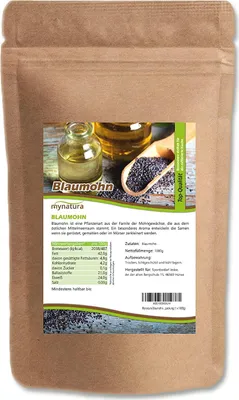 Produktbild von Mynatura Blaumohn - ab 1000g - 2 Beutel