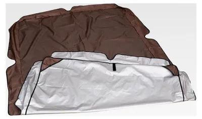 Produktbild von Wasserdichter Ersatzdachbezug für Gartenschaukel aus robustem Polyester mit UV-Schutz, wetterfest und langlebig für Garten, Terrasse und Außenbereich