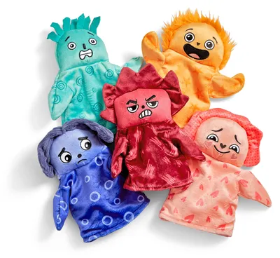 Productafbeelding van Leermiddelen, Gevoelens, Familie, Handpopfiguren, Maňásek, Člověk, geschikt voor kinderen vanaf 1,5 jaar