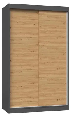 Zdjęcie produktu dla Szafa Iga 120B antracyt / dąb artisan