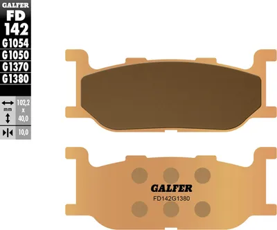 Produktbild von Bremsbeläge Kh179 Gesintert Metallic (Gold)