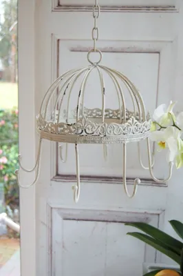 Produktbild von Landhaus Deckenkrone,Küchenkrone,Hängekorb im antique shabby chic