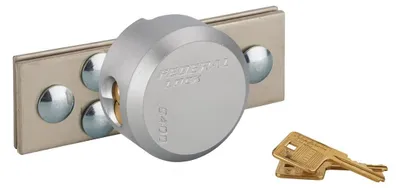 Productafbeelding van Set voor hangsloten + hangslot, Ø 73 mm, 2 sleutels