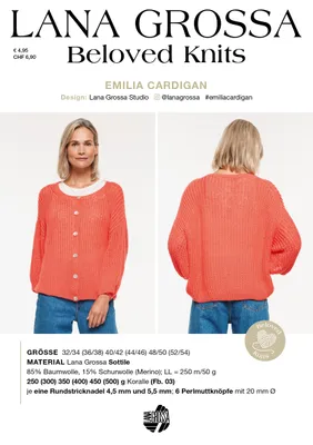 Produktbild von Lana Grossa EMILIA CARDIGAN Beloved Knits No. 3