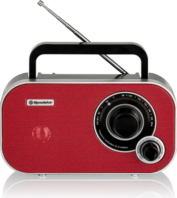 Zdjęcie produktu dla Roadstar TRA-2235, Przenośny, Analogowy, FM, 6,5 W, 3,5 mm, Czerwony