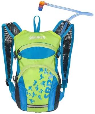 Produktbild von Trinkrucksack Source Spry inkl. 1.5L Trinkblase, light blue/green