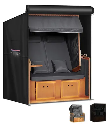 Produktbild von Solidchoice – Strandstuhlbezug, wasserdicht und UV-beständig, 135x105x175/140 cm