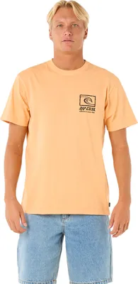 Produktbild von Rip Curl Herren T-Shirt RAW ENERGY TRAD TEE, Größe:S, Farben:mandarine zest