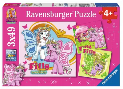 Obrázek produktu pro Ravensburger Fillys Butterfly Friends, 49 kusů, Kreslené filmy, 4 rok/roky