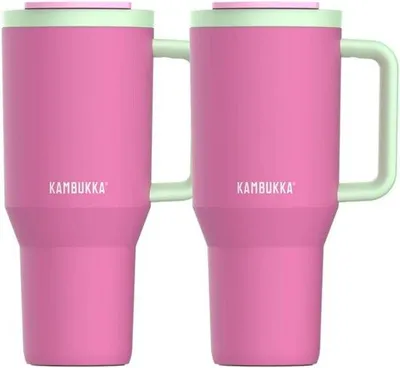 Productafbeelding van Lekvrije Thermosbeker 950 ml Set met Telescooprietje en Dubbelwandig RVS