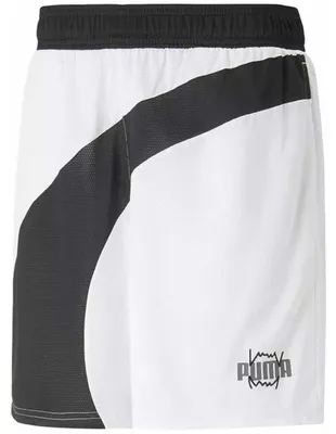 Produktbild von Puma herren -flare shorts weiß/schwarz - leicht & sportlich