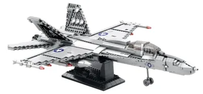 Produktbild von Reobrix 33022 Kampfjet Klemmbaustein Flugzeug 1387 Teile