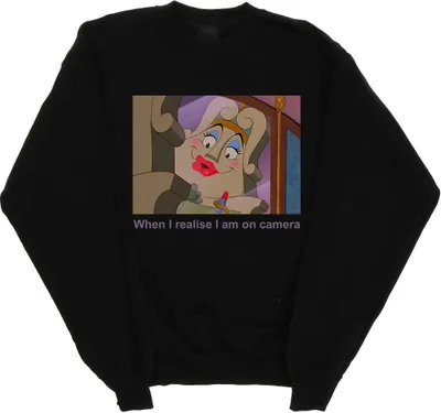 Produktbild von Disney - "Beauty And The Beast" Sweatshirt für Herren BI18461 (S) (Schwarz)