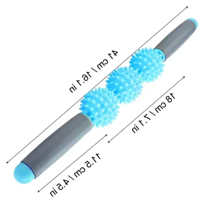 Produktbild von Muskel-Roller-Stick für Körpermassage und Entspannung (Blau)