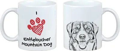 Image de Chien de montagne d'Entlebuch - Tasse avec chien, adorable tasse avec graphisme, cadeau avec votre photo de la marque Art-Dog
