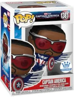 Image de Figurine Funko POP Captain America: Brave New World 1381 Captain America Special Edition
