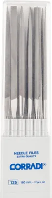 Produktbild von PFERD TOOLS 12325163 CORRADI needle file set Swiss cut 1 in plastic box Length 160 mm 1 pc(s)