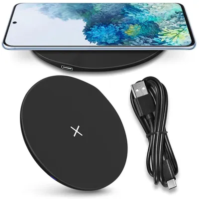 Produktbild von QI Ladestation 15W für Samsung Galaxy S25 S24 S23 S22 S21 Induktive Ladegerät