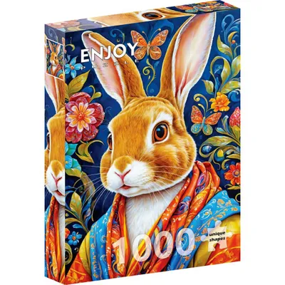 Zdjęcie produktu dla Puzzle 1000 elementów Enjoy – Fajny królik