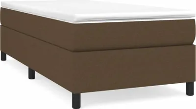 Produktbild von vidaXL Boxspringbettgestell Dunkelbraun 100x200 cm Stoff