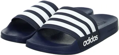 Produktbild von Adidas Adilette Cloudfoam, Männlich, Erwachsener, Rutschen, Blau, Weiß, Muster, 36.7 (36 2/3)