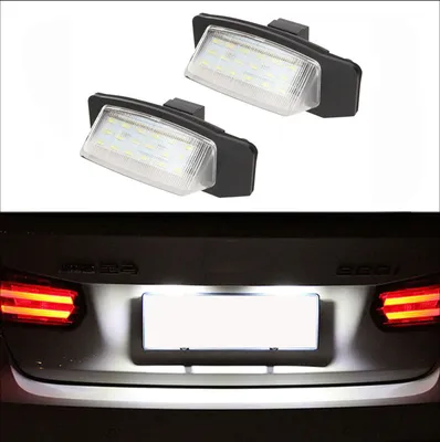 Produktbild von 2x LED Kennzeichenbeleuchtung 18 SMD für Mitsubishi Eclipse Lancer Outlander