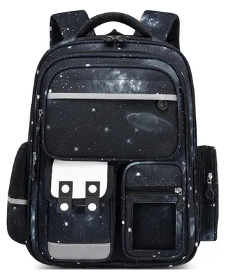 Image de Sac à dos scolaire ergonomique pour garçons, résistant à l'eau, 25 litres