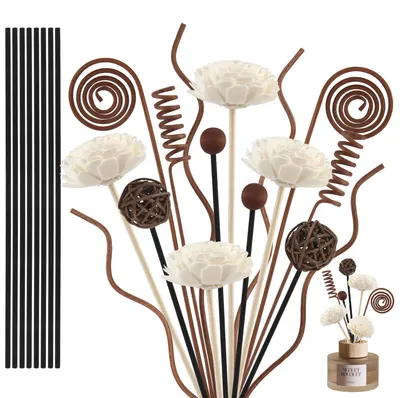 Duftdiffuser-Stäbchen, 26 Stück, Nachfüllpackung, Rattan