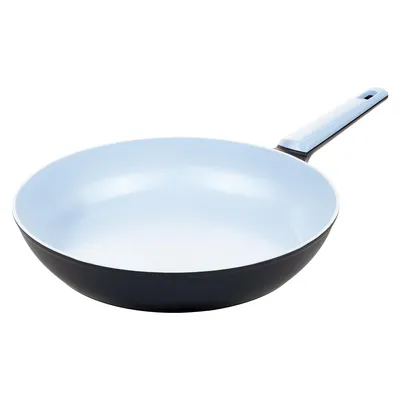 Produktbild von Genius Cerafit Trend Pastell Edition Bratpfanne  Ø 28 cm - hochwertige Antihaft Pfanne Induktion- für alle Herdarten geeignet - frei  Blau/Schwarz
