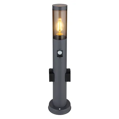Produktbild von RGB LED Sockelleuchte, Bewegungsmelder, Steckdose, H 60 cm