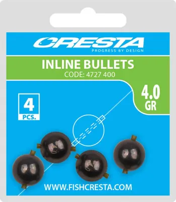 Immagine prodotto di Cresta Inline Bullet Fishing Lead Trasparente 0,5 g Trasparente 0,5 g